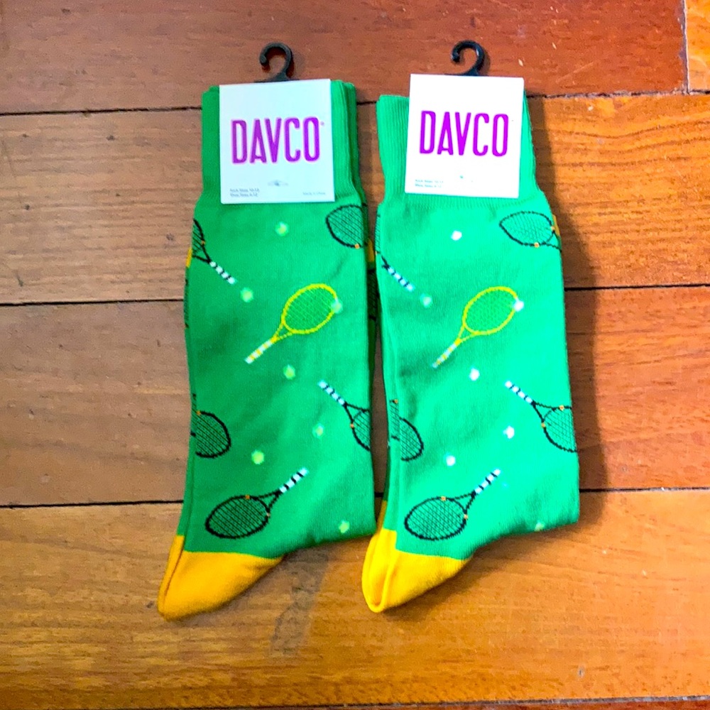Tennis novelty socks